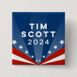 Badge Carré 5 Cm Tim Scott 2024