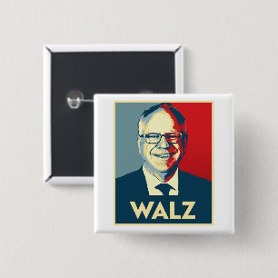 Badge Carré 5 Cm Tim Walz