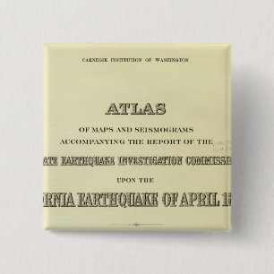Badge Carré 5 Cm Titre Page Atlas California