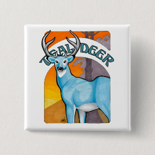 Badge Carré 5 Cm TL ; Bouton de DR