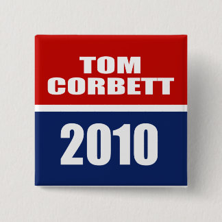 BADGE CARRÉ 5 CM TOM CORBETT, GOUVERNEUR