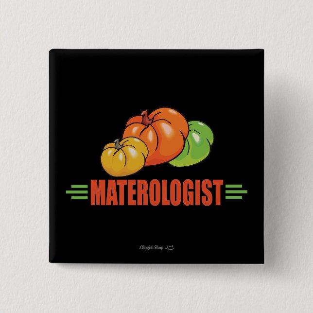 Badge Carré 5 Cm Tomates amusantes (Devant)