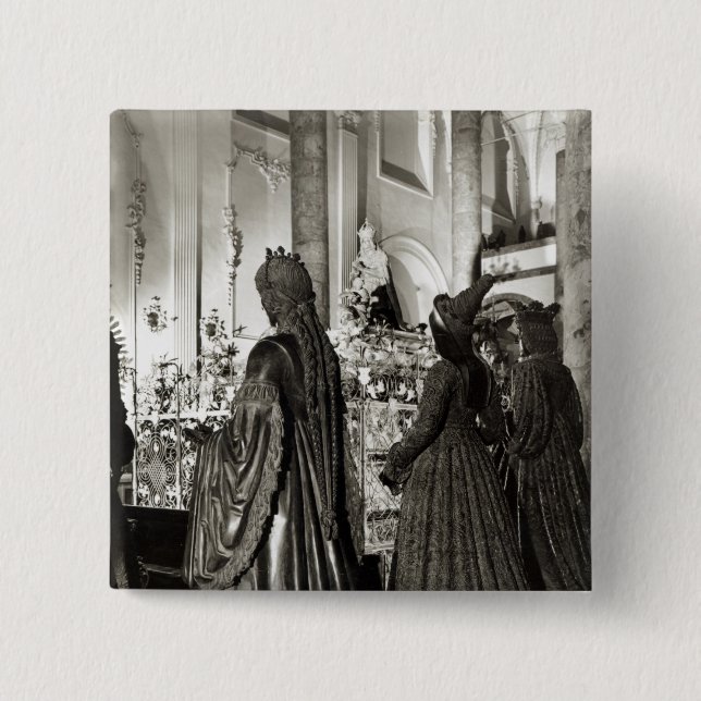 Badge Carré 5 Cm Tombe de Maximilian I (Devant)