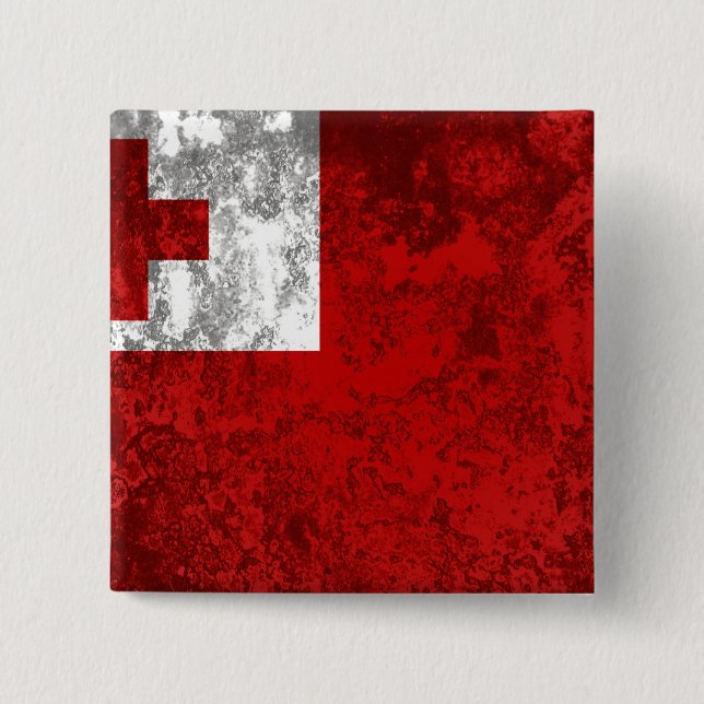 Badge Carré 5 Cm Tonga (Devant)