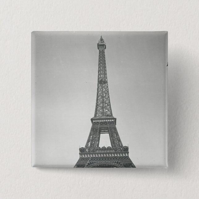 Badge Carré 5 Cm Tour Eiffel, 1887-89 (Devant)