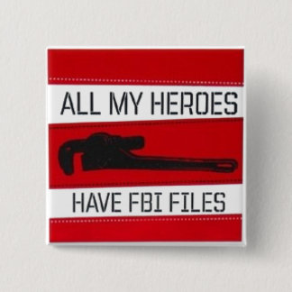 Badge Carré 5 Cm Tous mes héros