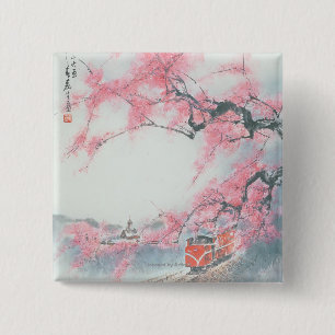 Badge Carré 5 Cm train Étroit-clôturé à Mt. Ali