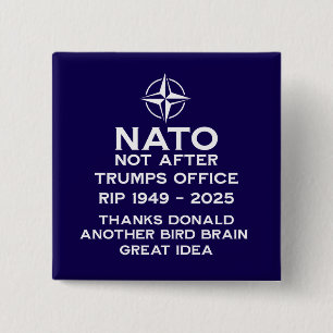 Badge Carré 5 Cm Traité de l'Atlantique Nord