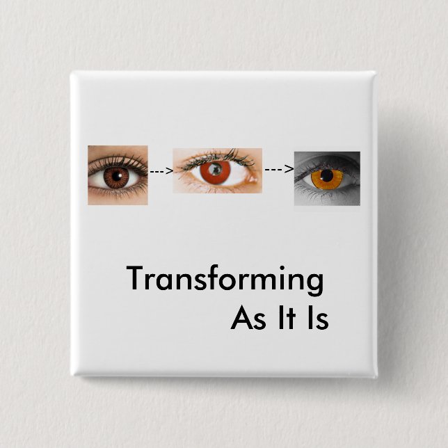 Badge Carré 5 Cm Transformation (Devant)