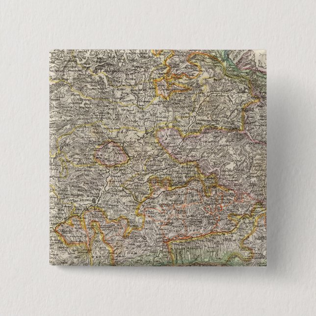 Badge Carré 5 Cm Transylvanie, Roumanie (Devant)