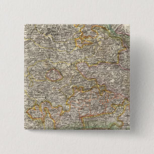 Badge Carré 5 Cm Transylvanie, Roumanie