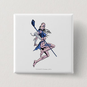 Badge Carré 5 Cm Tribu 1 d'indigo