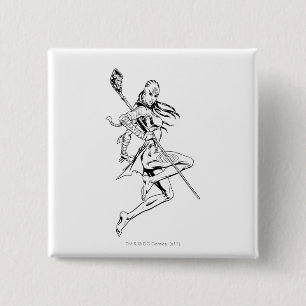 Badge Carré 5 Cm Tribu 3 d'indigo