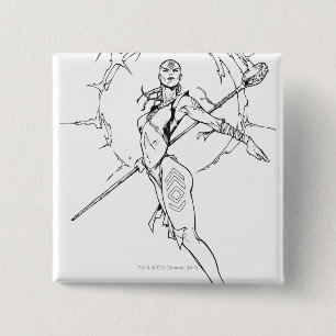 Badge Carré 5 Cm Tribu 9 d'indigo