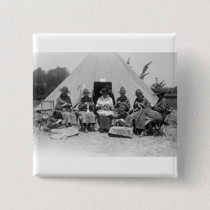 Badge Carré 5 Cm Tricotage pour la cause : 1916