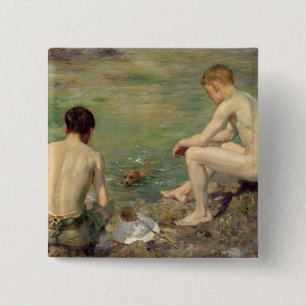 Badge Carré 5 Cm Trois compagnons