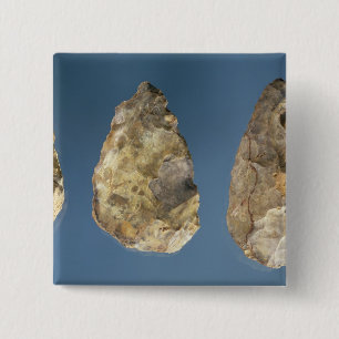 Badge Carré 5 Cm Trois outils de silex