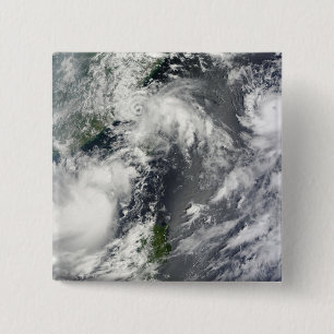 Badge Carré 5 Cm Trois tempêtes fortes