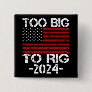 Badge Carré 5 Cm Trop Gros Pour Truquer Les Élections 2024