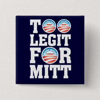 Badge Carré 5 Cm Trop pièce de théâtre pour le gant