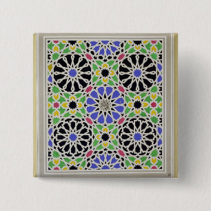 Badge Carré 5 Cm Trottoir de mosaïque dans le vestiaire du sultan