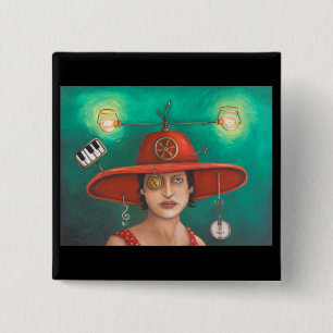 Badge Carré 5 Cm Truc 7