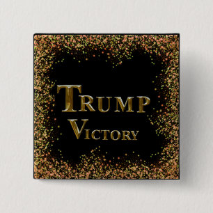 BADGE CARRÉ 5 CM TRUMP 2024