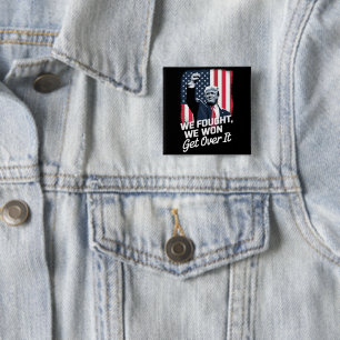 Badge Carré 5 Cm Trump va s'en remettre à Trump Victory 47e Préside