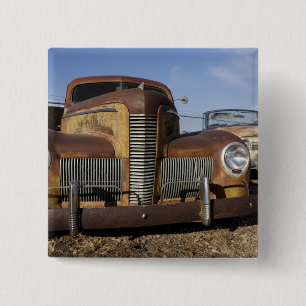 Badge Carré 5 Cm Tucumcari, Nouveau Mexique, Etats-Unis. Itinérair