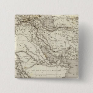 Badge Carré 5 Cm Turquie et Arabie