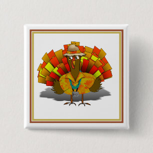 Badge Carré 5 Cm Turquie Tourisme en vacances
