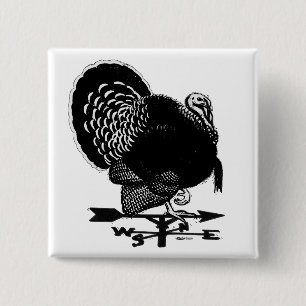 Badge Carré 5 Cm Turquie Weathervane