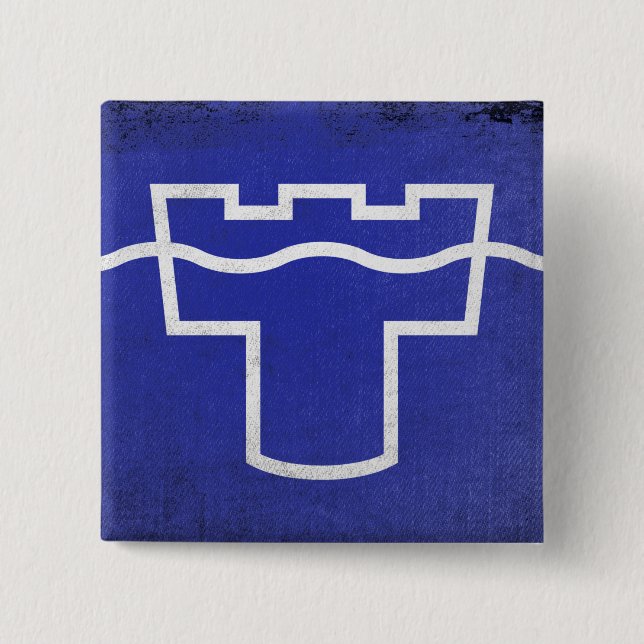 Badge Carré 5 Cm Type et port (Devant)