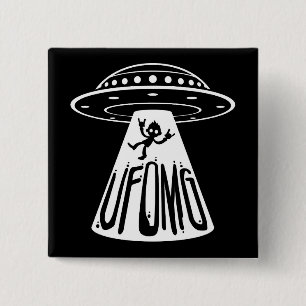 BADGE CARRÉ 5 CM UFOMG