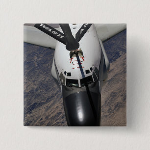 Badge Carré 5 Cm Un avion de reconnaissance de jonction à rivets