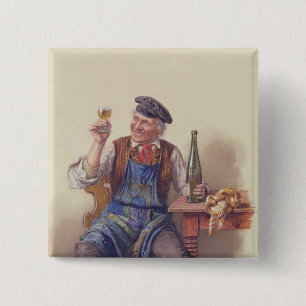 Badge Carré 5 Cm Un bon cru