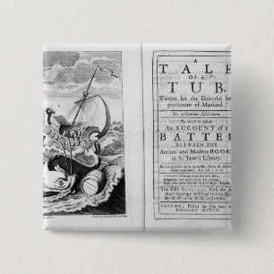 Badge Carré 5 Cm 'Un conte d'un Tub