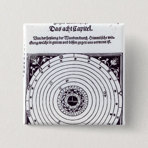 Badge Carré 5 Cm Un diagramme astrologique personnel