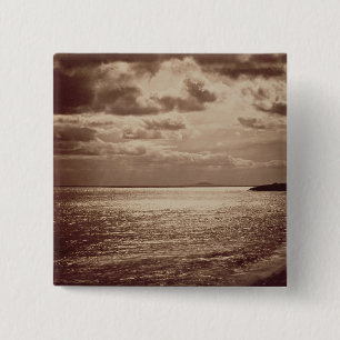 Badge Carré 5 Cm Un effet du Sun, Normandie c.1857 (photo de sépia