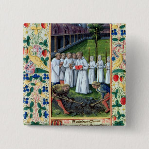 Badge Carré 5 Cm Un enterrement