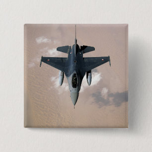 Badge Carré 5 Cm Un F-16 d'Emirati