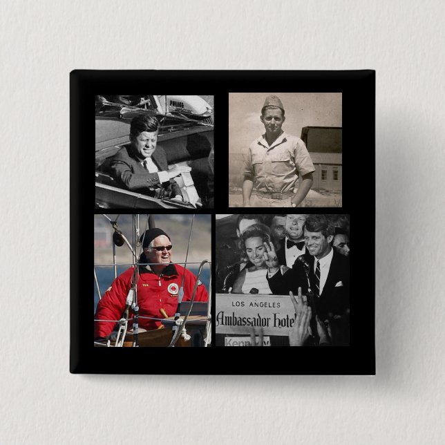 Badge Carré 5 Cm Un goodbye (Devant)