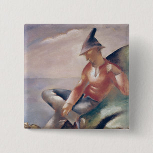 Badge Carré 5 Cm Un homme