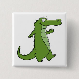 Badge Carré 5 Cm Un plus défunt alligator