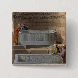 Badge Carré 5 Cm Un sarcophage antique de Basaltes, appelé le Lov