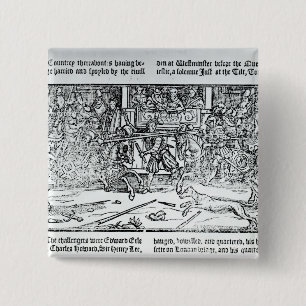 Badge Carré 5 Cm Un tournoi joutant