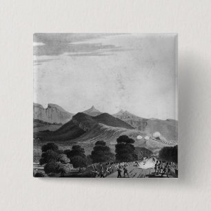 Badge Carré 5 Cm Une partie d'armée britannique formant avant