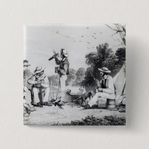 Badge Carré 5 Cm Une partie l'explorant