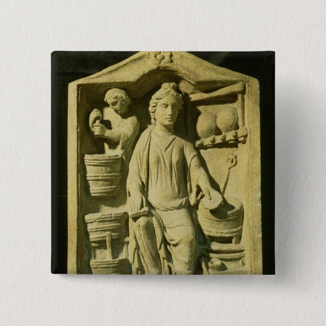 Badge Carré 5 Cm Une pharmacie (Devant)