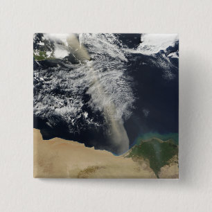 Badge Carré 5 Cm Une plume de la poussière